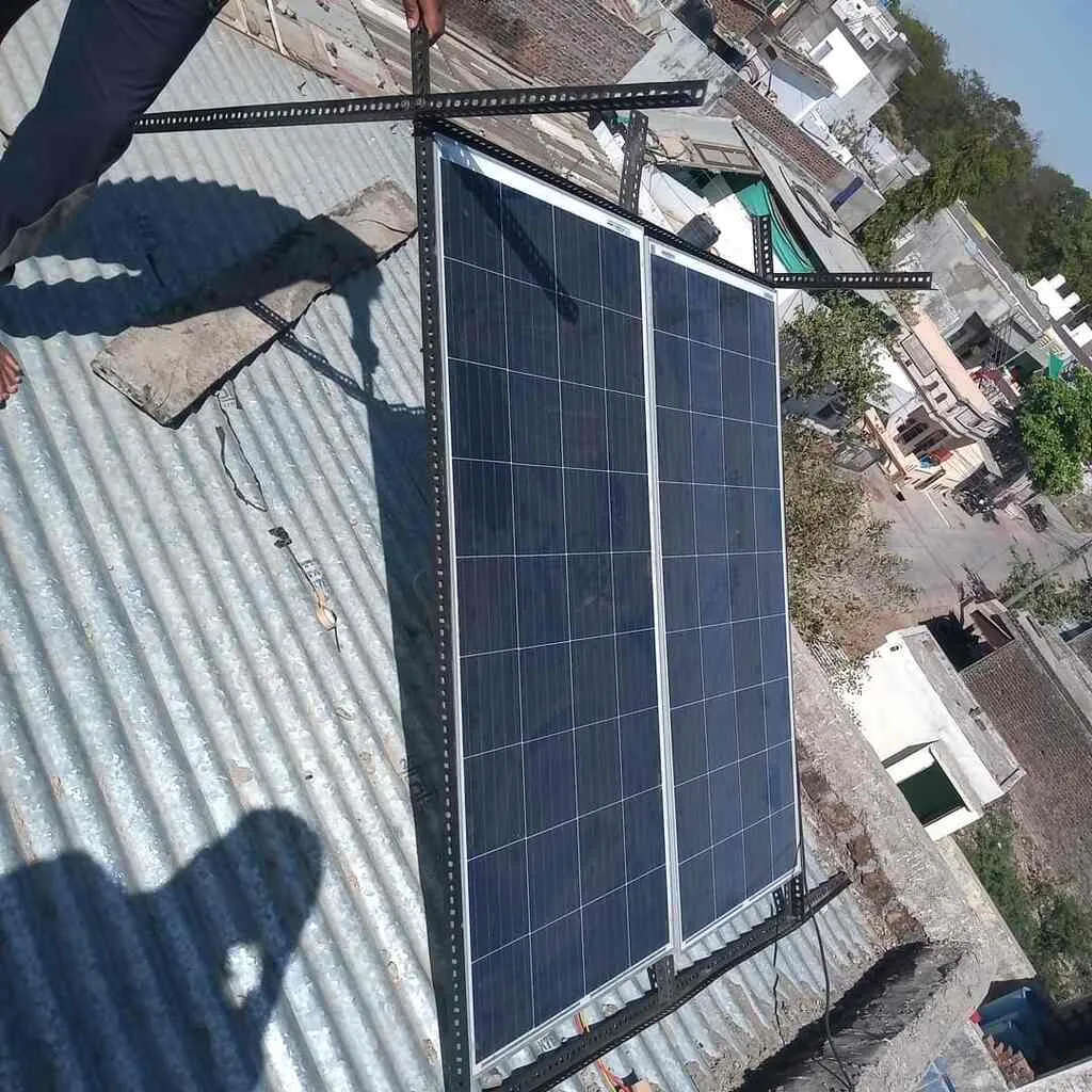 Rooftop solar installation